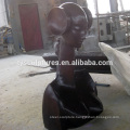 Famous art statue life size abstract bronze decorative lady busts with wholesale price